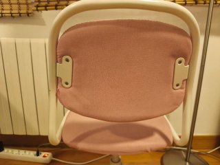 Silla de escritorio infantil rosa
