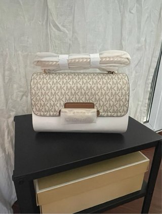 Bolso Michael Kors Beige y Marrón Nuevo