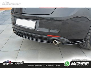 AÑADIDO DE DIFUSOR RENAULT LAGUNA COUPE 2008-2015 NEGRO BRILLO