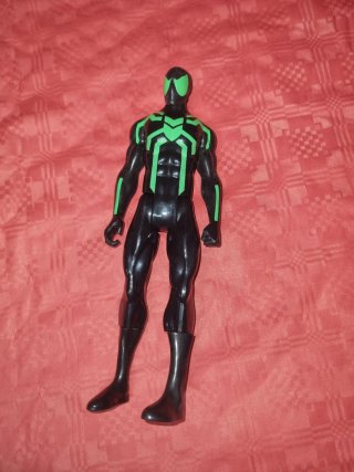 Figura Spiderman Negro y Verde