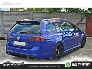 AÑADIDO DE DIFUSOR VW GOLF MK7 R 2012-2016 NEGRO BRILLO