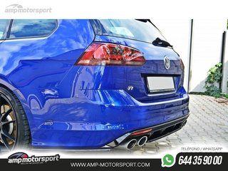 AÑADIDO DE DIFUSOR VW GOLF MK7 R 2012-2016 NEGRO BRILLO