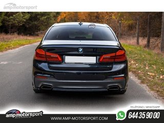 AÑADIDO DE DIFUSOR BMW 5 G30/ G31 2017-2020 NEGRO BRILLO