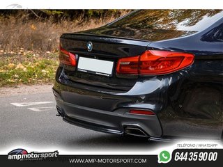 AÑADIDO DE DIFUSOR BMW 5 G30/ G31 2017-2020 NEGRO BRILLO
