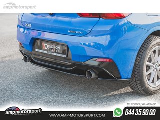 AÑADIDO DE DIFUSOR BMW X2 F39 2016-- NEGRO BRILLO