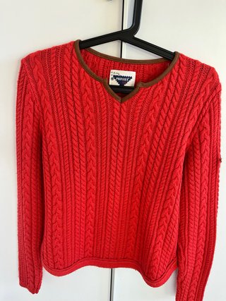 Jersey Privata Rojo Punto Trenzado