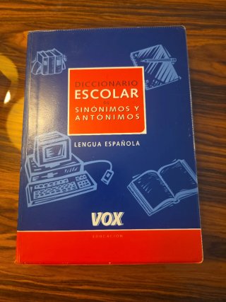 Diccionario escolar de sinónimos y antónimos le...