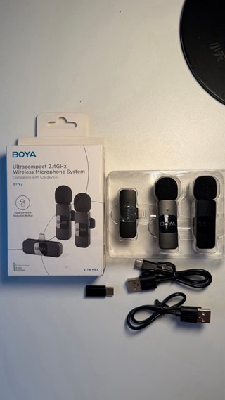 Micrófonos Inalámbricos BOYA BY-V2 iOS