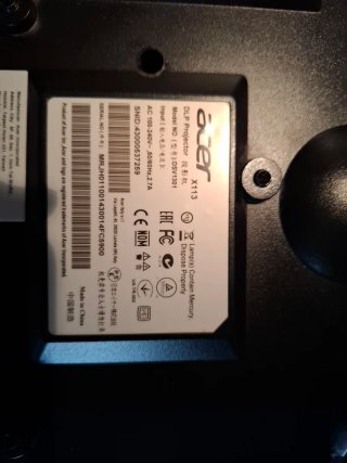 Lámpara Proyector Acer X113