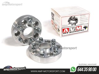 SEPARADORES DOBLE ANCLAJE AVM 31MM PARA NISSAN