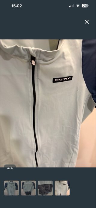 Maillot ciclismo Etxeondo talla M