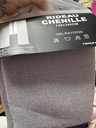 Cortina Chenilla 140x240cm