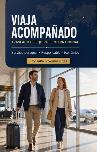 Acompañamiento de viajeros y traslado de equipajes