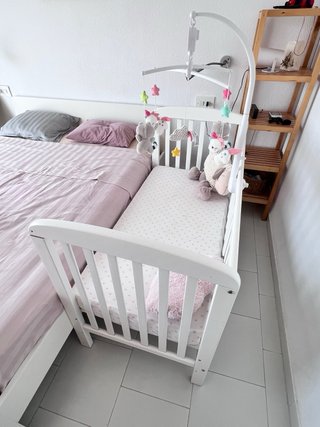 Cuna infantil con colchón 60x120