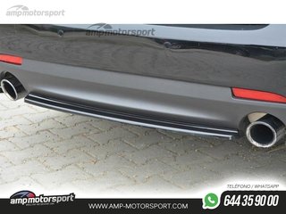 AÑADIDO DE DIFUSOR SAAB 9-3 AERO 2007-2011 NEGRO MATE