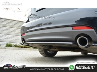 AÑADIDO DE DIFUSOR SAAB 9-3 AERO 2007-2011 NEGRO MATE