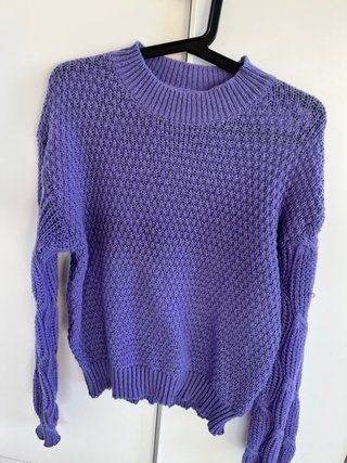 Jersey punto morado talla M