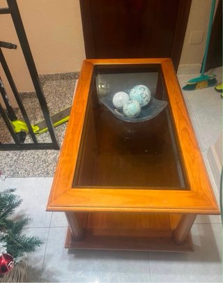 Composición de comedor de madera