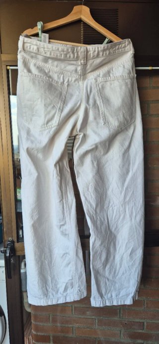 Pantalón vaquero blanco