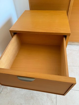 Cabezal y Mesitas de Noche Madera