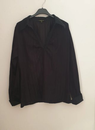 Camisa Negra Rosebud Talla XL
