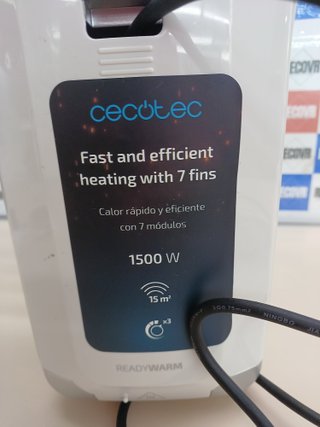 Radiador aceite 7 módulos 1500 W – Cecotec
