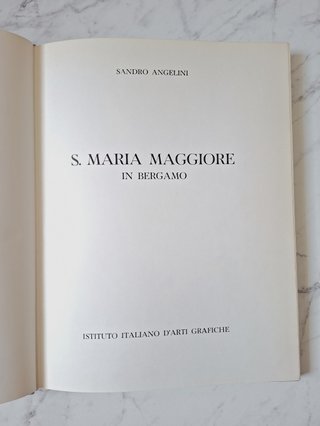 Libro Santa Maria Maggiore in Bergamo