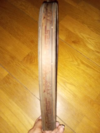 Bandeja vintage bambú y madera