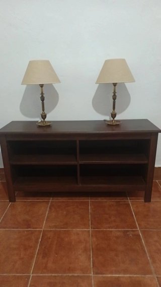 Mueble TV madera marrón