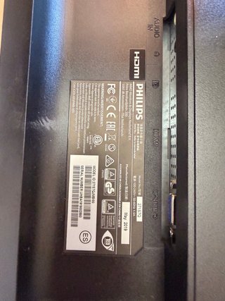 Monitor Philips 27 IPS Full HD Regulable negro