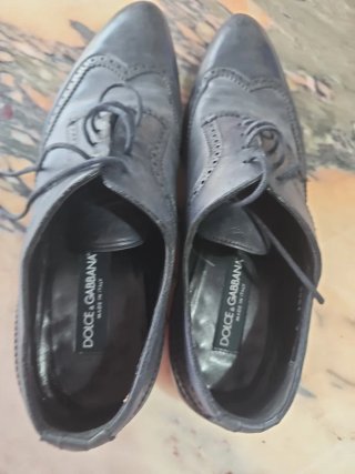 Zapatos Dolce & Gabbana Negros Cuero
