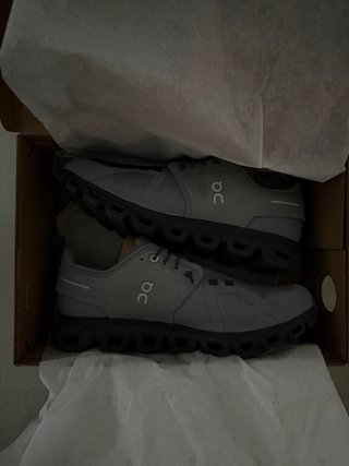Zapatillas On Running Cloud 6 Waterproof Grises 42