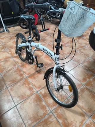 Bicicleta plegable Waycscral con cambios