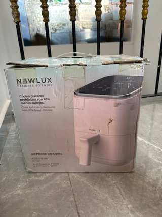 Freidora de aire NEWLUX AIR POWER V20 CORAL