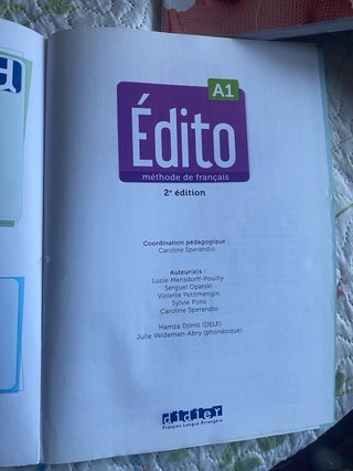 Pack Édito A1 Livre d'Eleve + Cahier d'activités