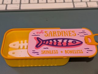 Joyero de viaje de sardinas Not Sardines