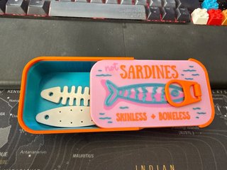 Joyero de viaje de sardinas Not Sardines