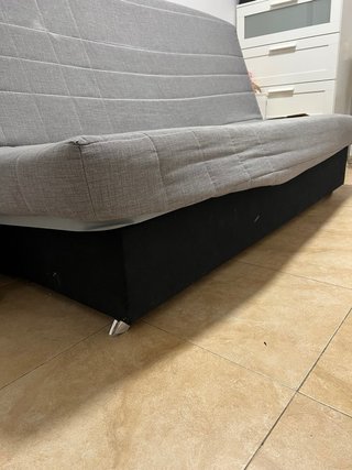 Sofá Cama Gris 190x135
