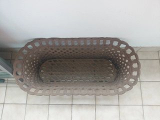 Jardinera de hierro forjado estilo vintage