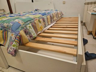 Cama extensible Flekke blanca