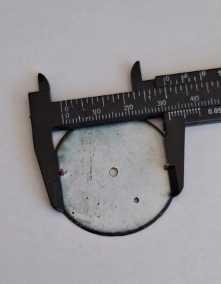 Quadrante Orologio Tasca Epoca Numeri Romani