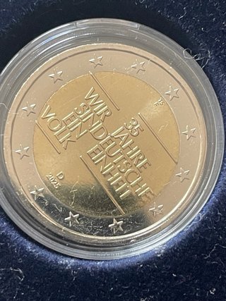 2 Euros Alemania 5 Cecas Diferentes Años