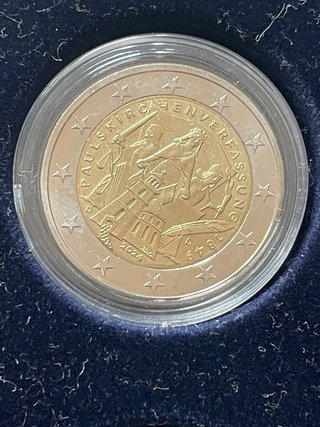 2 Euros Alemania 5 Cecas Diferentes Años