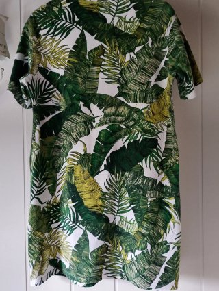 Vestido Verano Divided Hojas Tropicales