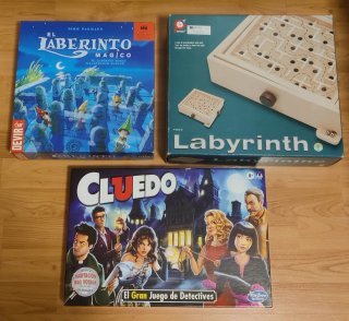 Juegos de Mesa: Labyrinth, Cluedo y El Laberinto