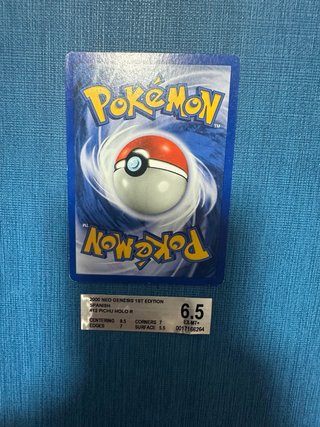 Carta Pokémon Pichu Neo Genesis 1ª Edición