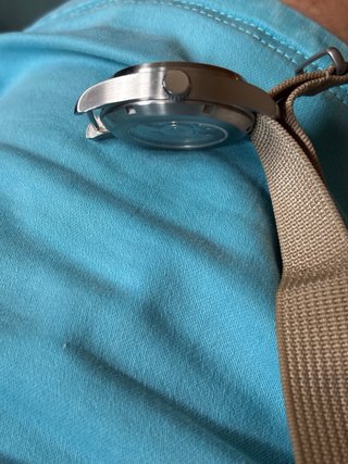 Reloj Seiko Militar Automático Beige y verde
