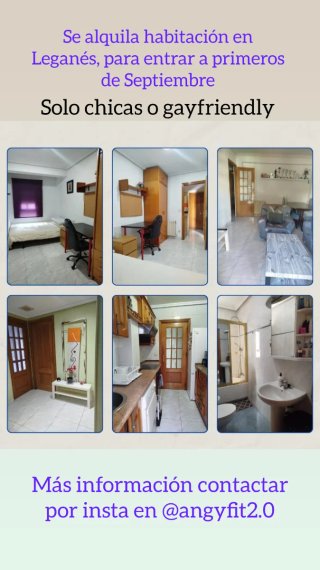 Se alquila habitación en Leganés