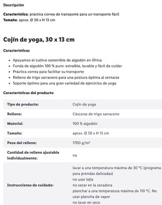 10 Cojines meditación yoga