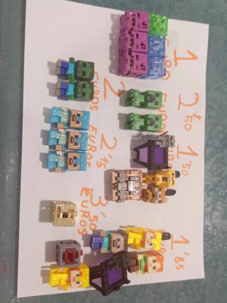 Figuras Minecraft Coleccionables